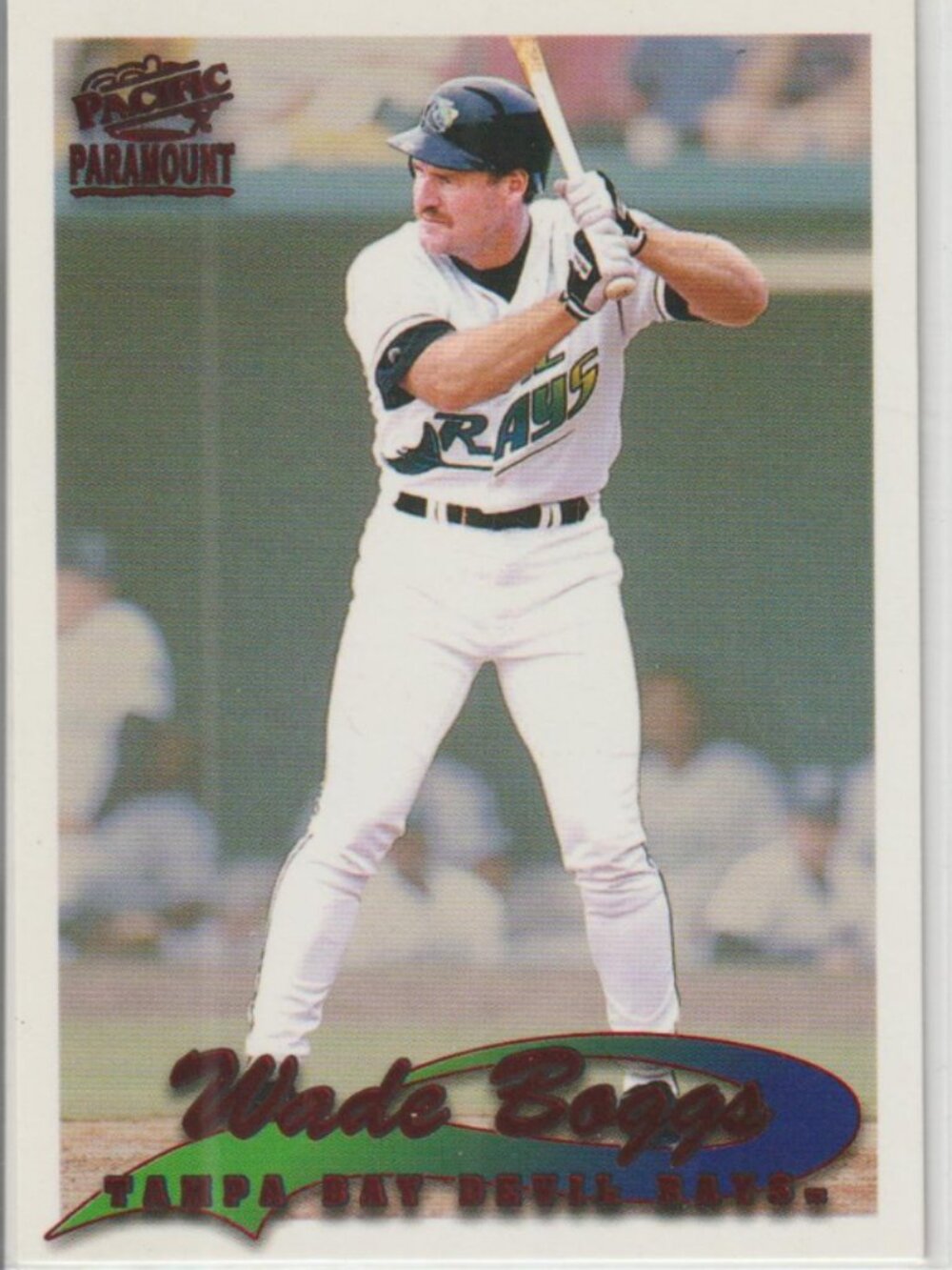 Rare Wade Boggs 1999 Pacific Paramount Red Foil Parallel #224